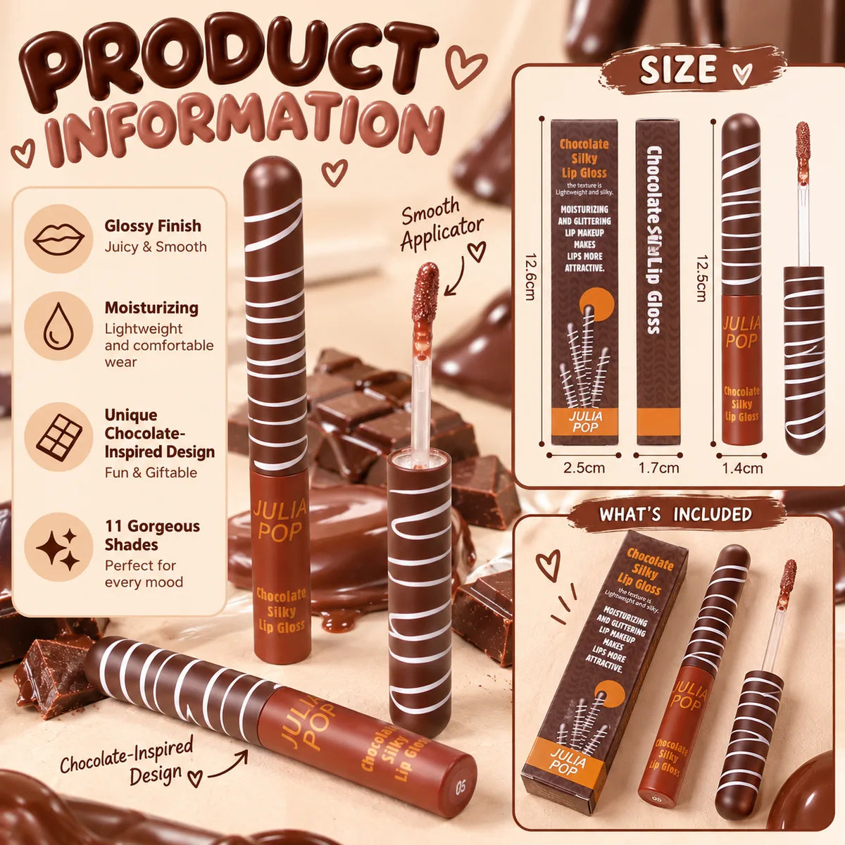Chocolate Stick Lip Gloss