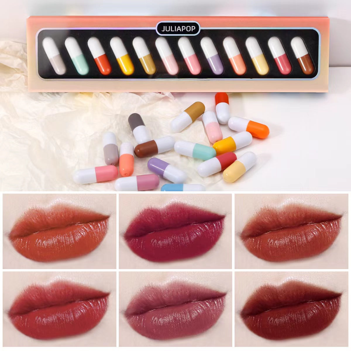 Capsule Velvet 12-Color Mini Lipstick Set