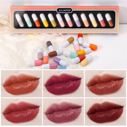Capsule Velvet 12-Color Mini Lipstick Set