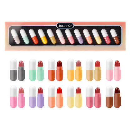 Capsule Velvet 12-Color Mini Lipstick Set