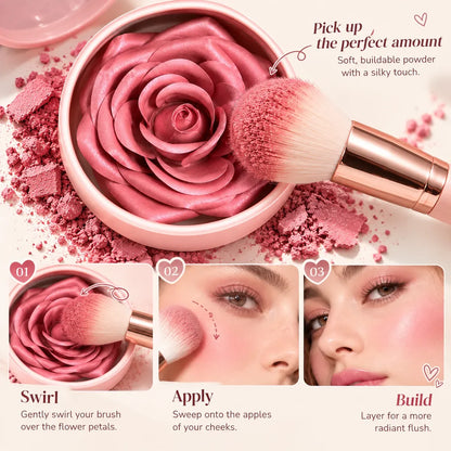 3D Rose Petal Blush