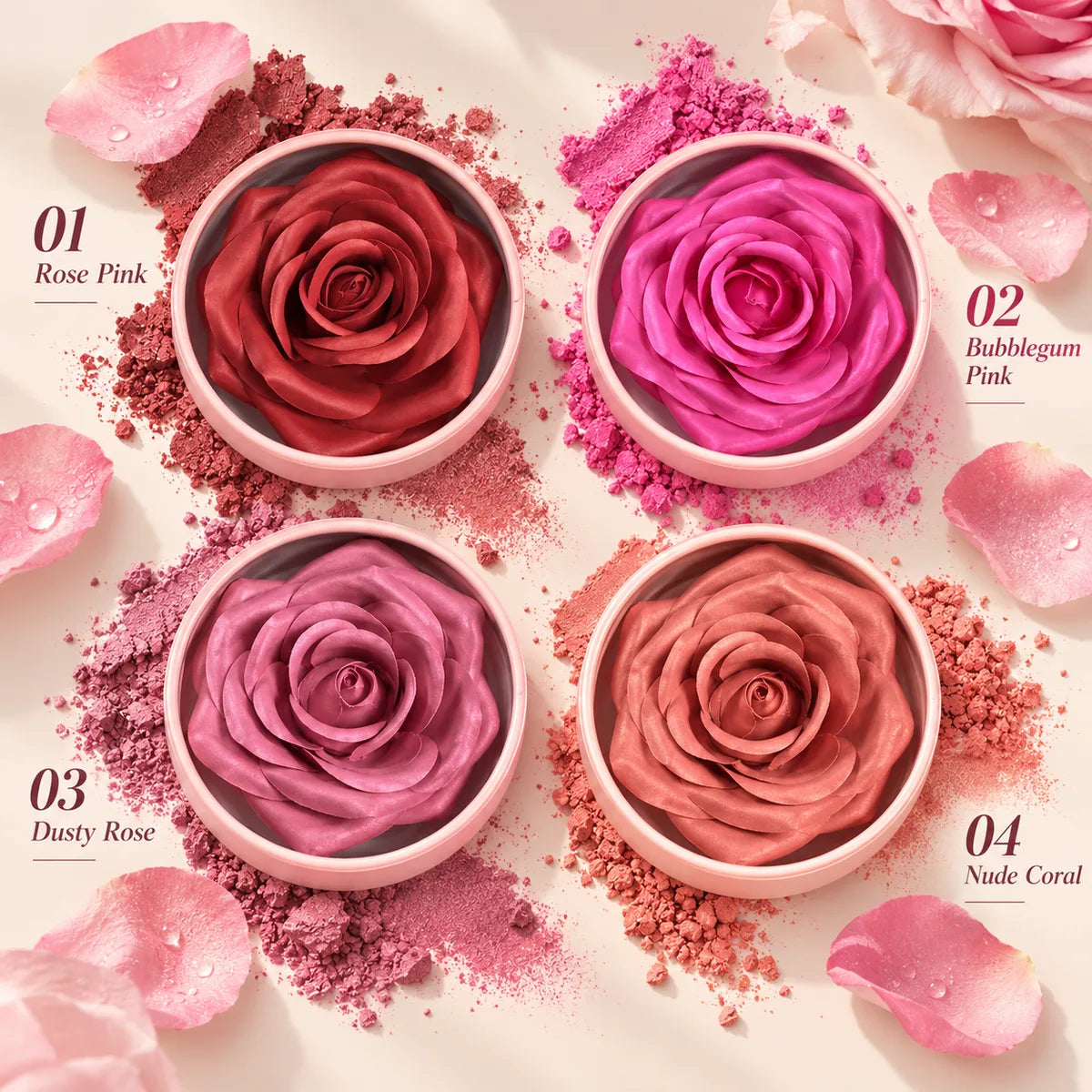3D Rose Petal Blush