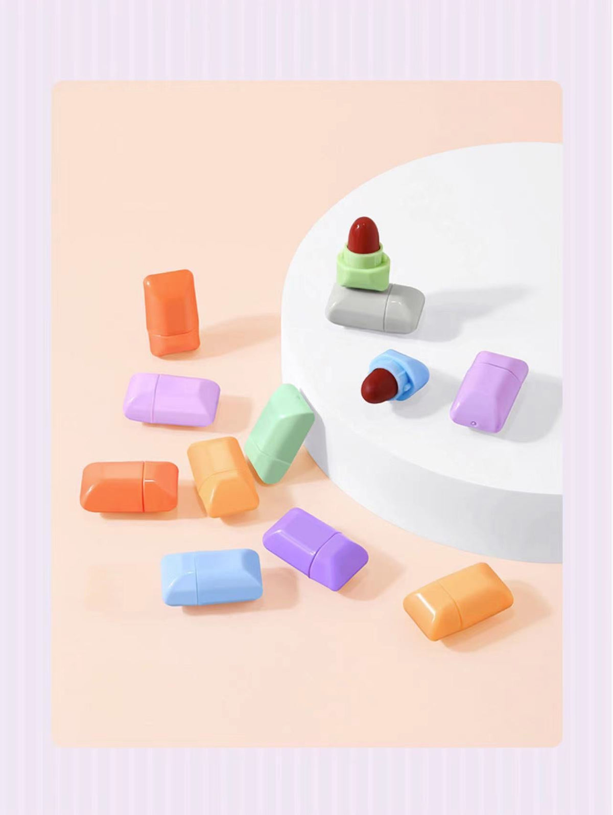 B3 Pink  Rainbow Candy Lipstick