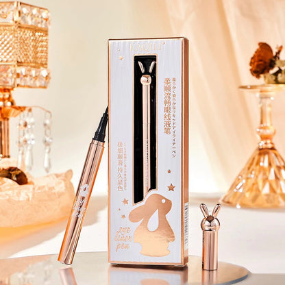 Mini Bunny Ears Waterproof Black Liquid Eyeliner
