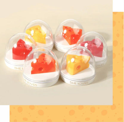 B1 Fun Cute Cheese Lip Balm