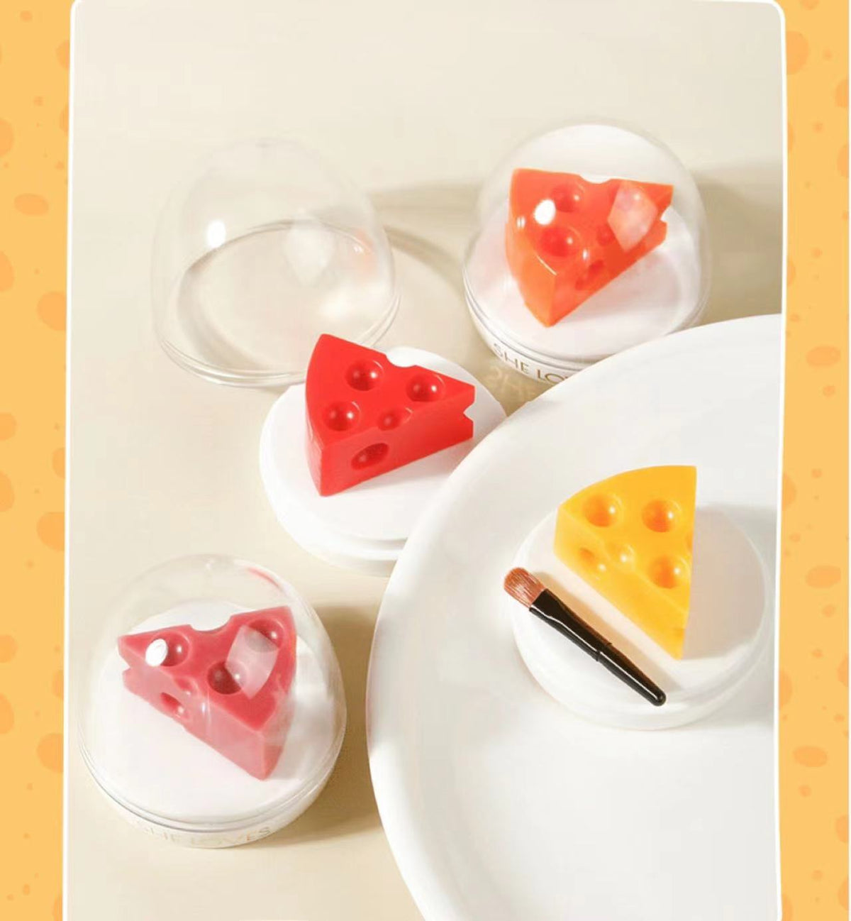 B1 Fun Cute Cheese Lip Balm