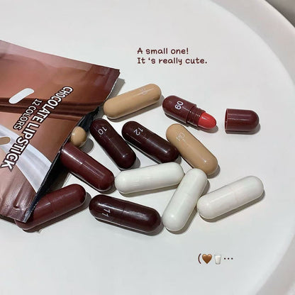 Chocolate Crush Silky Smooth 12-Color Mini Lipstick Set