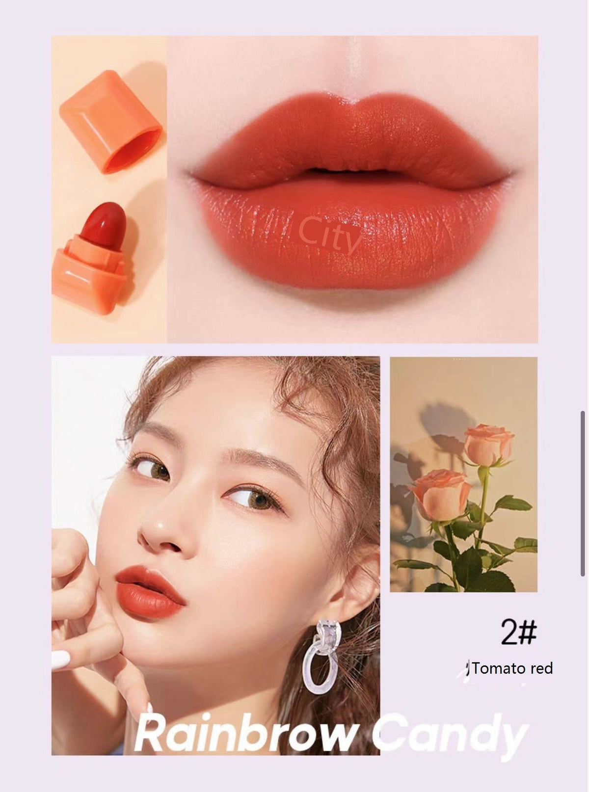 B3 Pink  Rainbow Candy Lipstick