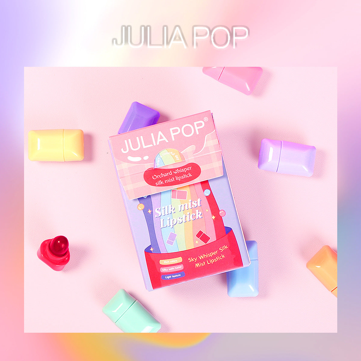 Candy Lipstick Set 8-color Waterproof Matte Mini Lipstick Gift Box