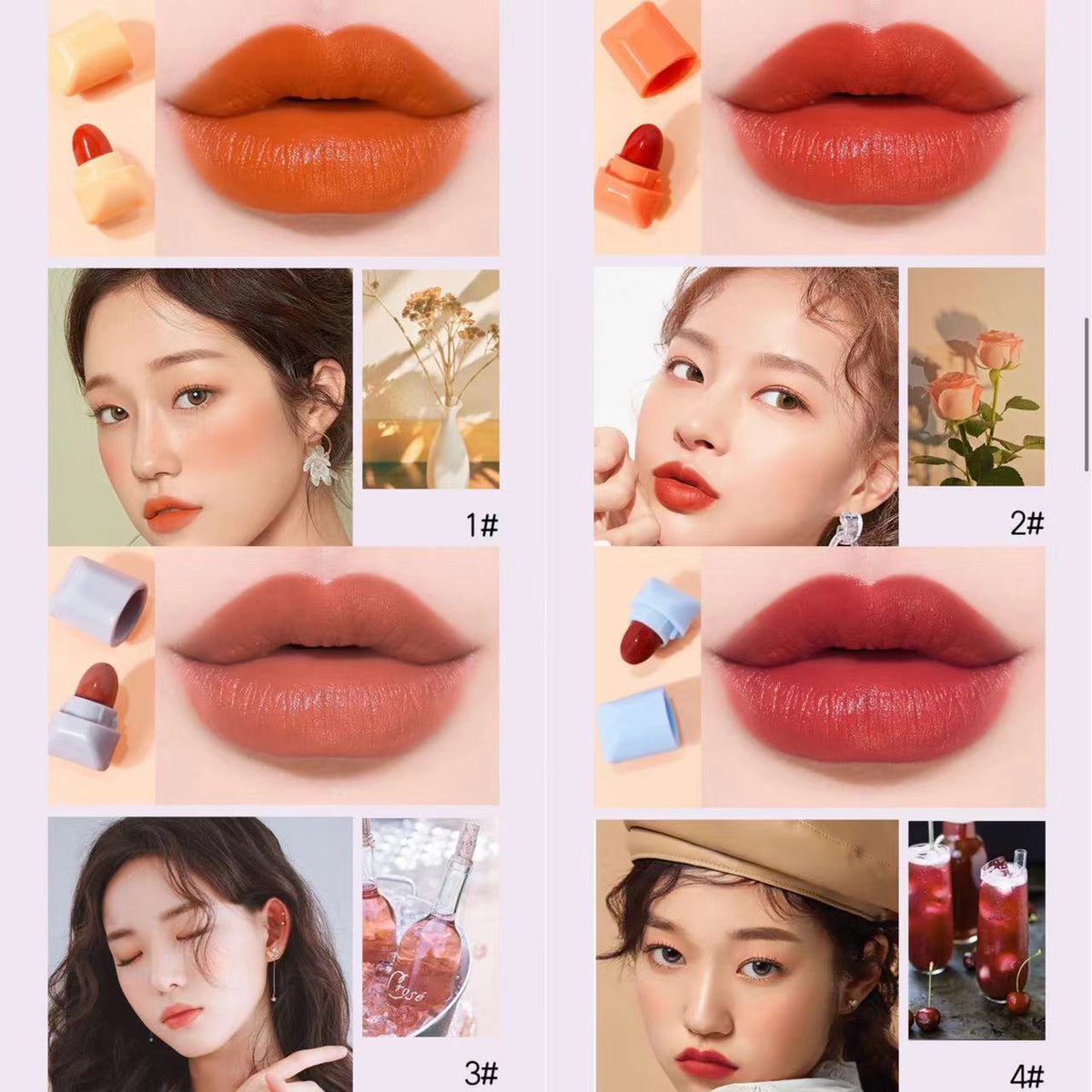 B3 Pink  Rainbow Candy Lipstick