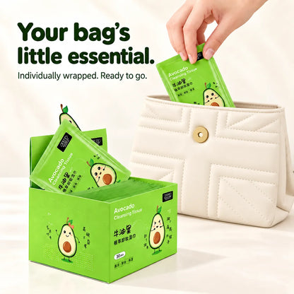 Avocado Fresh Individually Wrapped Makeup Remover Wipes 30 Wipes