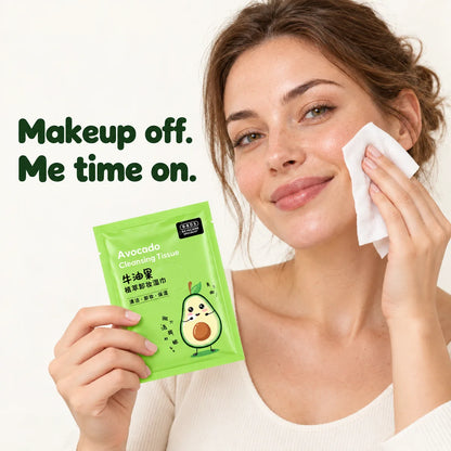 Avocado Fresh Individually Wrapped Makeup Remover Wipes 30 Wipes