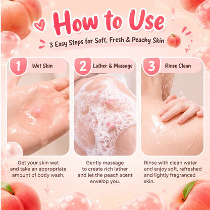 Peach Pearl Burst Body Wash