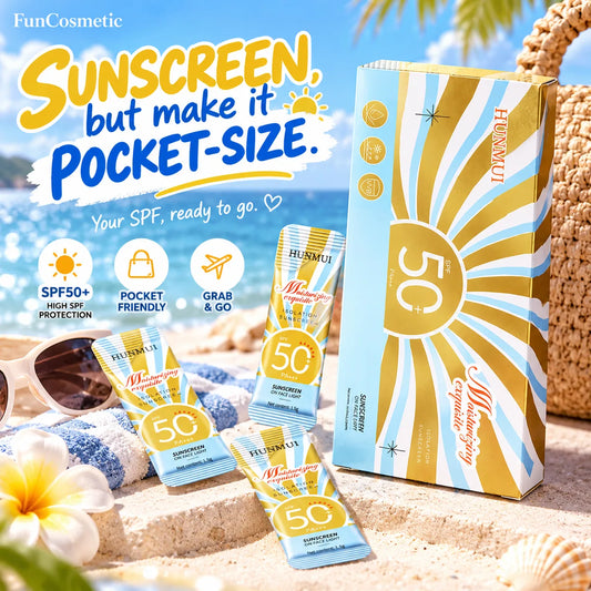 On-the-Go SPF 50+ Sunscreen Packets – 30 Pack