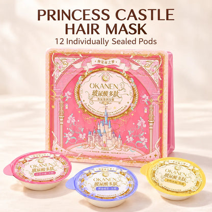 Princess Castle 12 Piece Hair Mask